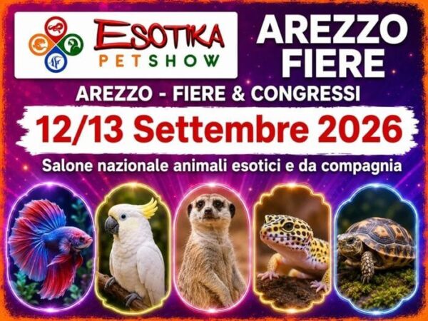 Esotika pet show arezzo 2026